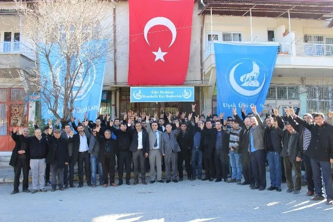 Uşakta Ülkü Ocakları Hizmet Binası Açılışı Gerçekleştirildi