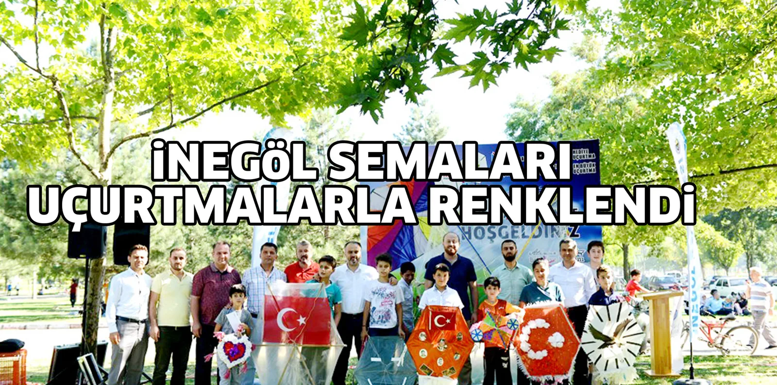 iNEGöL SEMALARI UÇURTMALARLA RENKLENDi