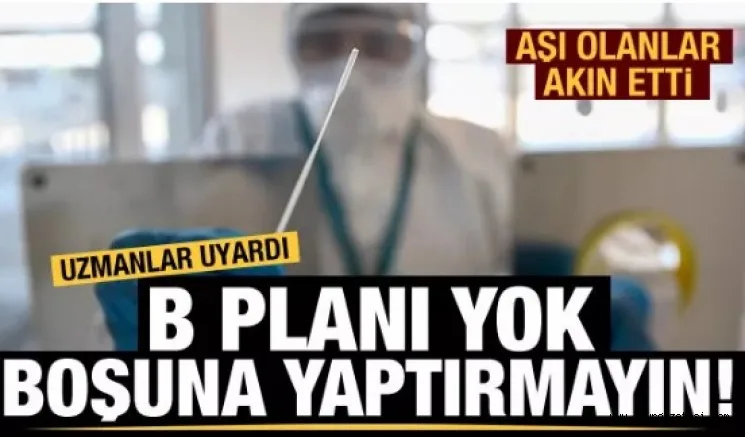 Uzmanlardan 'antikor testi' uyarısı