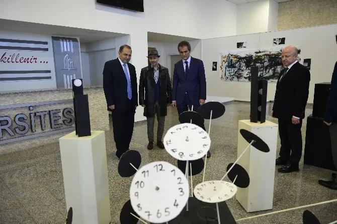 Vali Kaban, Güzel Sanatlar Fakültesinde İncelemelerde Bulundu