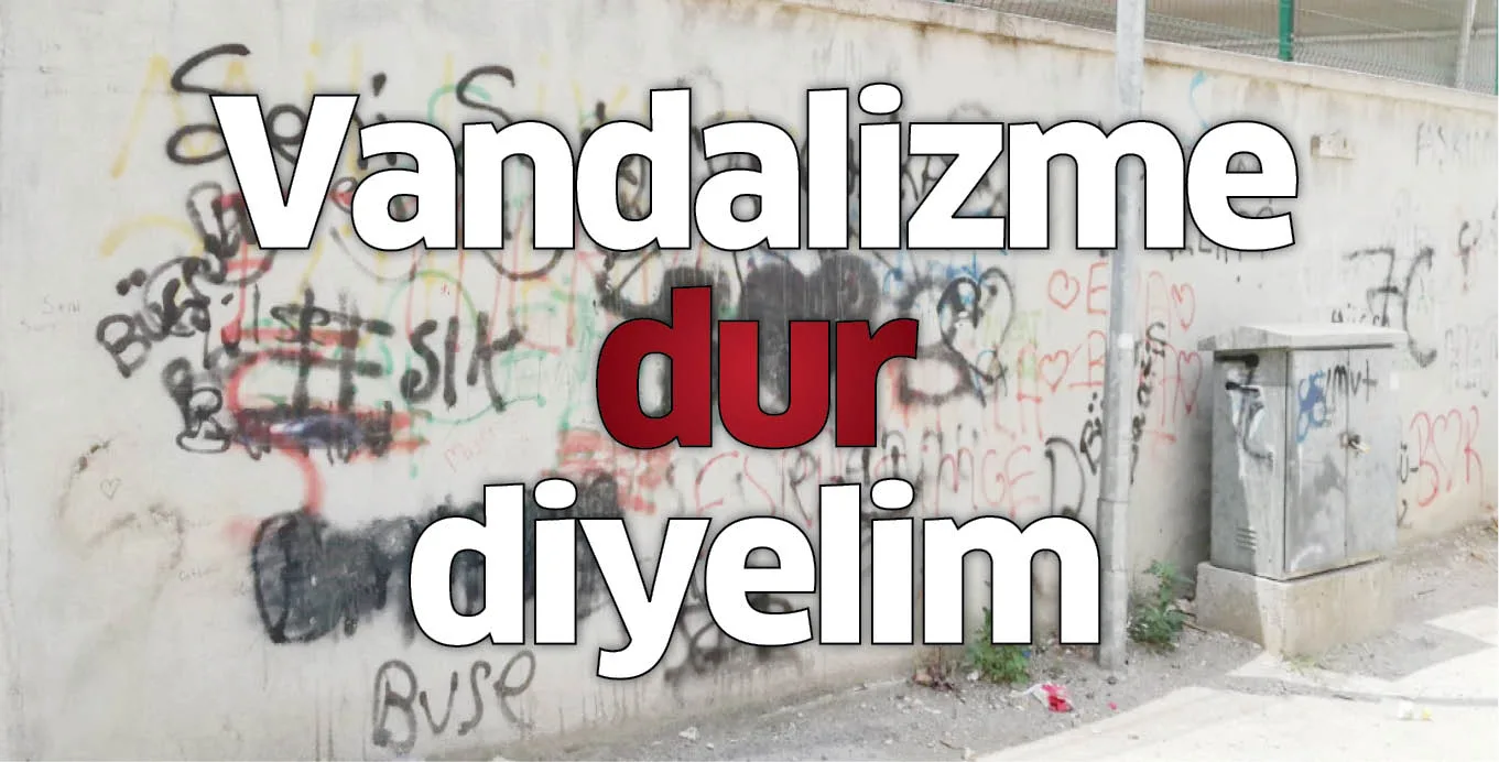 Vandalizme dur diyelim