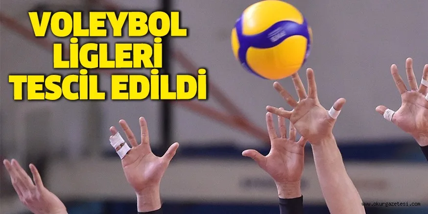 VOLEYBOL LİGLERİ TESCİL EDİLDİ