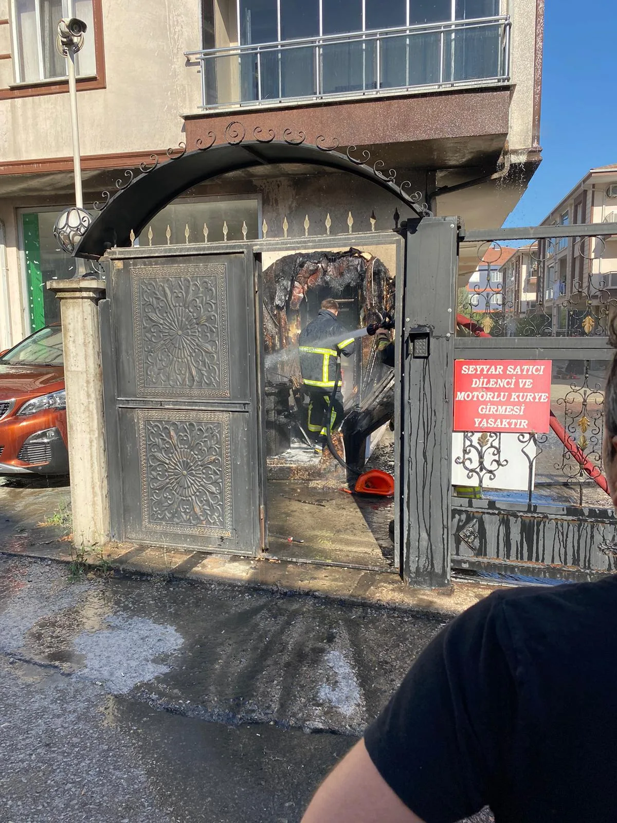 Süleymaniye'de yangın