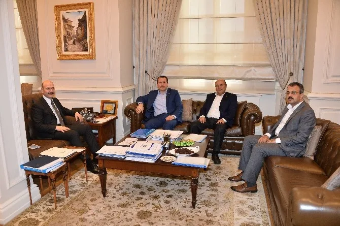 Yalçından İçişleri Bakanı Soyluya Ziyaret