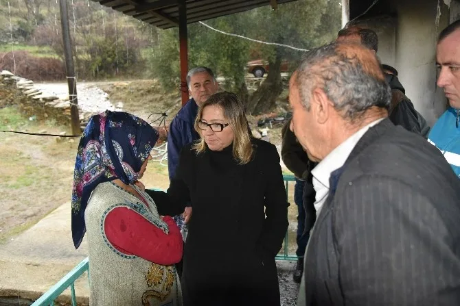 Yangın Mağduru Aileye Milas Belediyesinden Yardım Eli