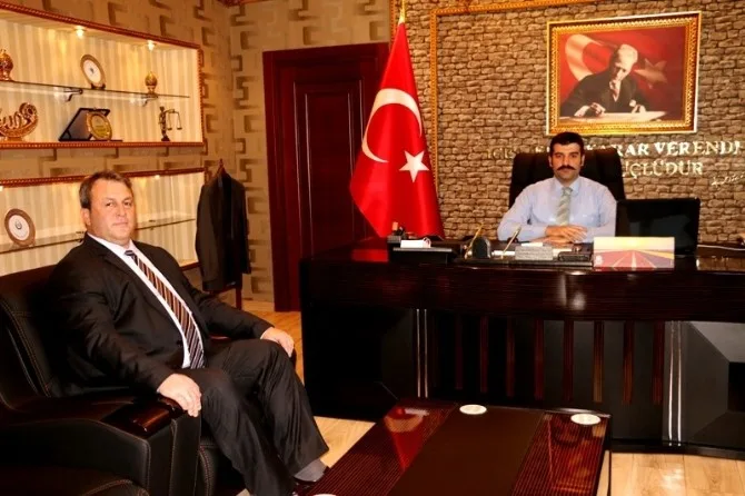 Yeni Emniyet Müdüründen Kaymakam Yosunkayaya Ziyaret