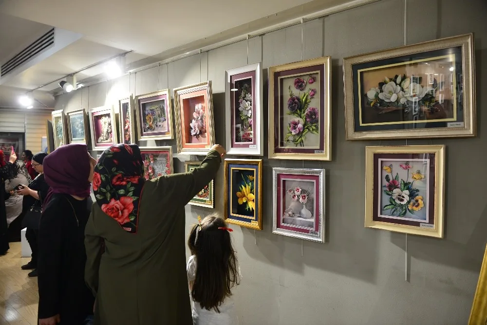 Yıll-Mek Kursiyerlerinden Rölyef Sergisi