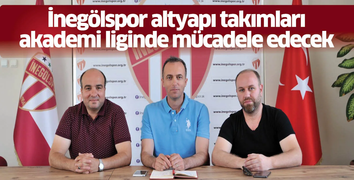 İnegölspor altyapı takımları akademi liginde mücadele edecek