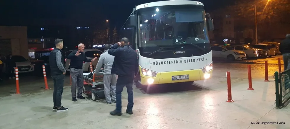 Yolcu aniden fenalaşınca