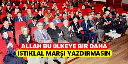 ALLAH BU üLKEYE BiR DAHA iSTiKLAL MARŞI YAZDIRMASIN