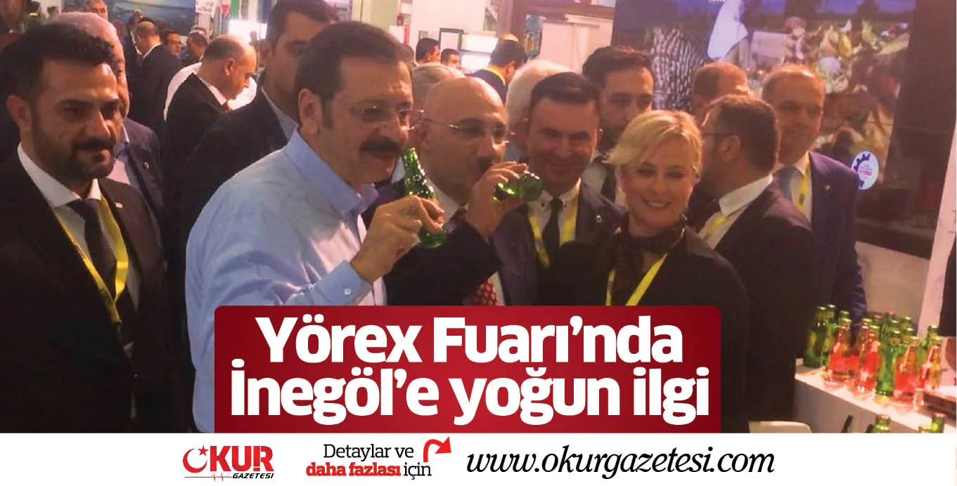 Yörex Fuarı’nda İnegöl’e yoğun ilgi