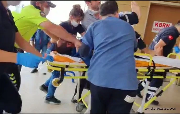Yüksek gerilime kapıldı ağır yaralandı