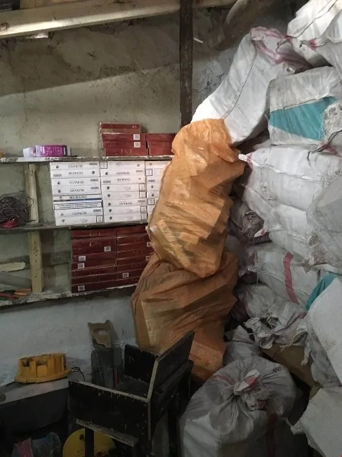 Yüksekovada 77 Bin 500 Paket Kaçak Sigara Ele Geçirildi