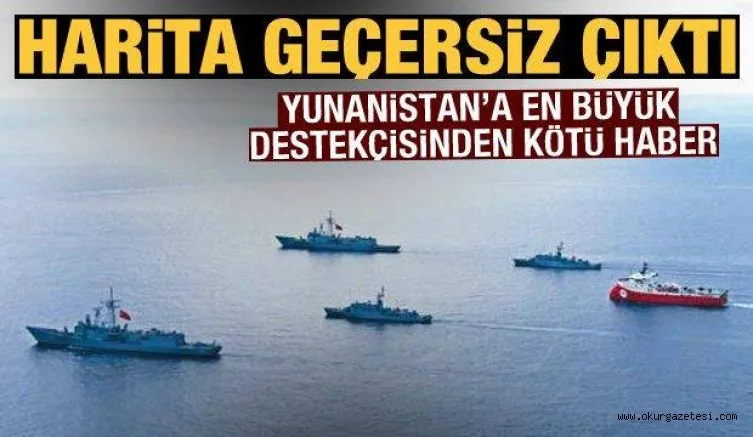 Yunanistan'a en büyük destekçisinden kötü haber! Harita geçersiz çıktı
