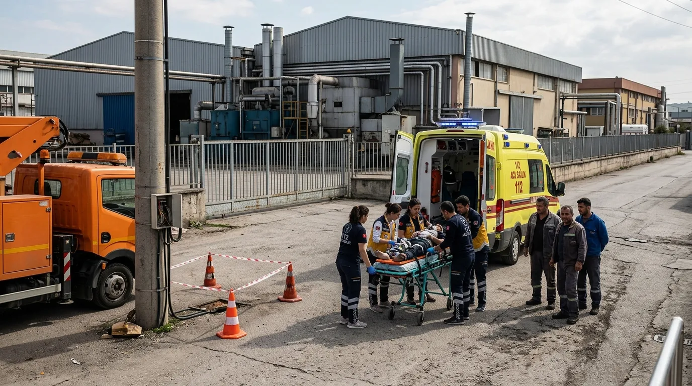 OSB'de dehşet... İnşaat mühendisi ağır yaralandı