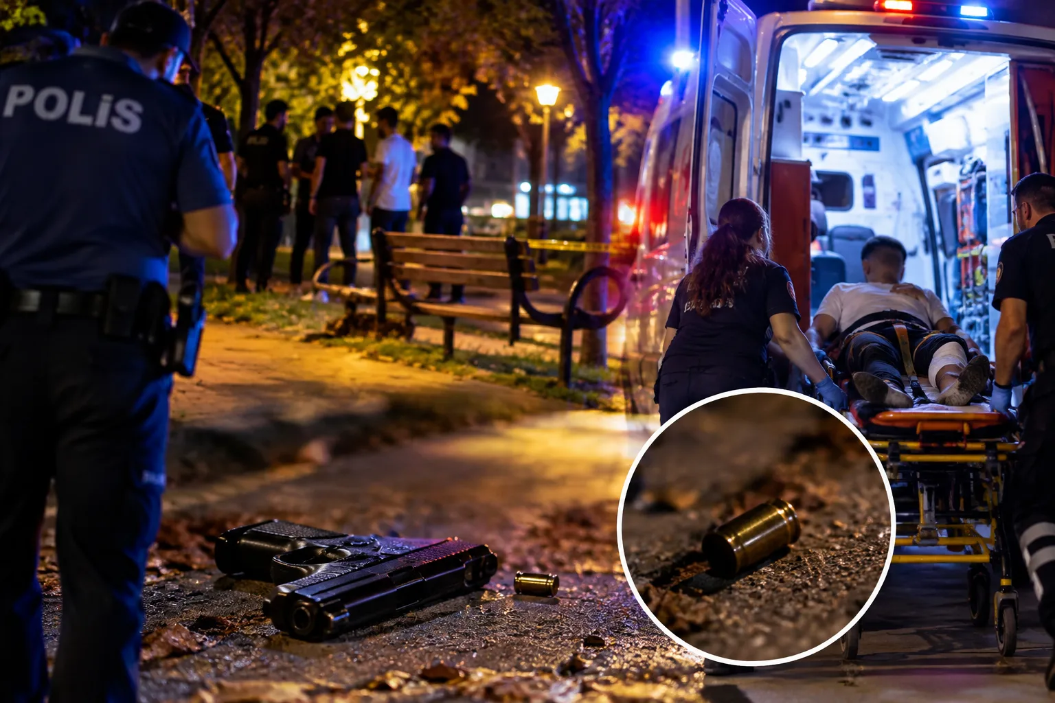 Bursa’da bir garip olay… Laf attı kavga etti, silah çekti kendini vurdu