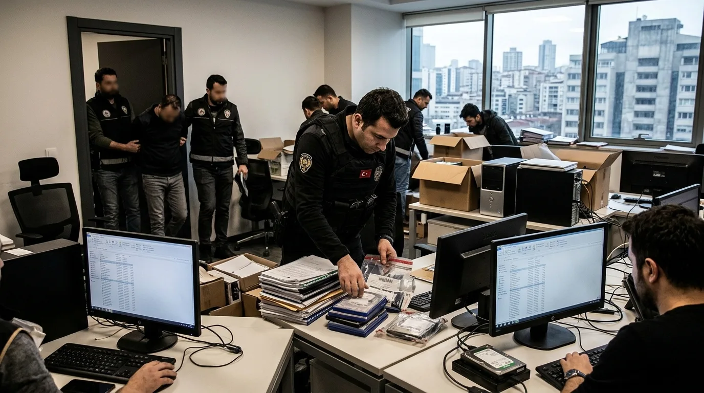 MİT'ten dev operasyon... 25 şirkete ait merkezlere baskın