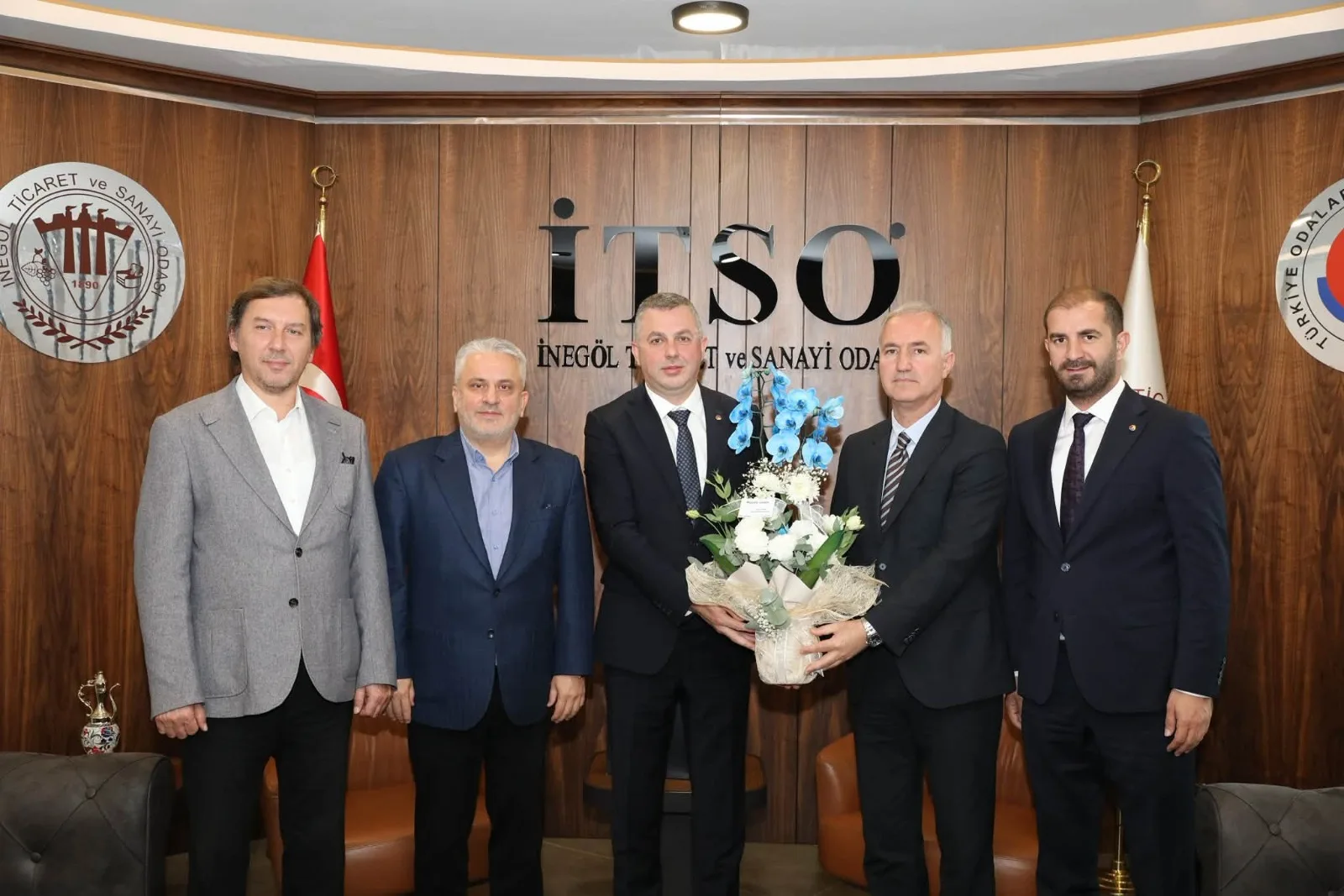 Ak Parti heyetinden İTSO’ya hayırlı olsun ziyareti