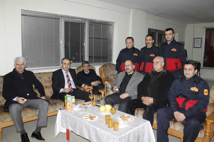 Yılbaşı gecesi çalışanları unutmadılar