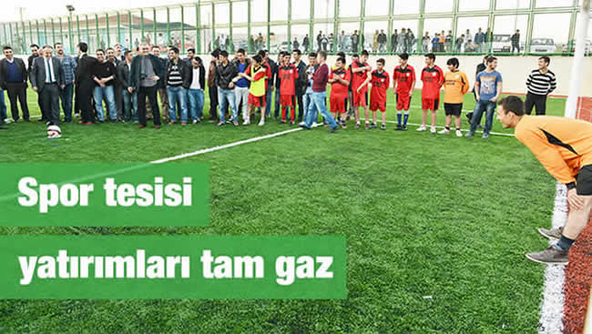 Spor tesisi yatırımları tam gaz