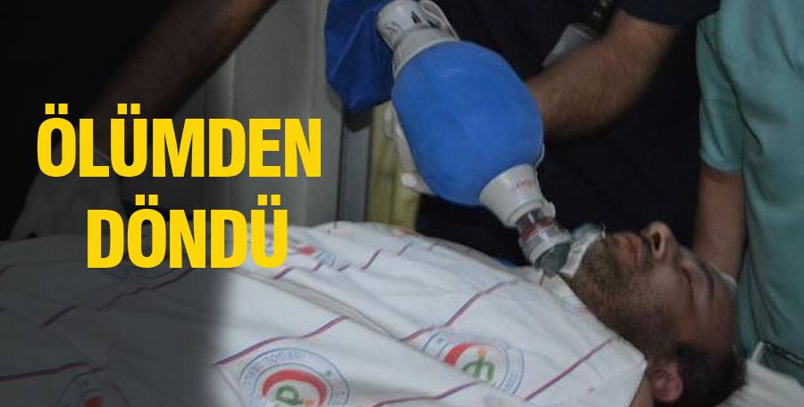 Bursa’da iş kazasında ölümden döndü