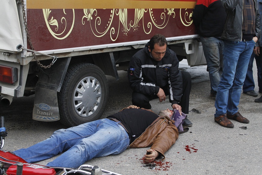 Kamyoneti son anda fark edince…