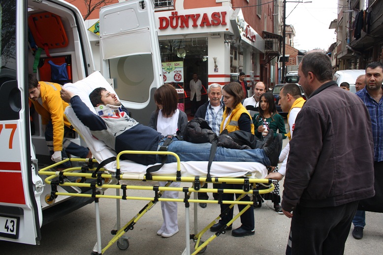 Elektrikli bisikletle hatalı sollayınca…