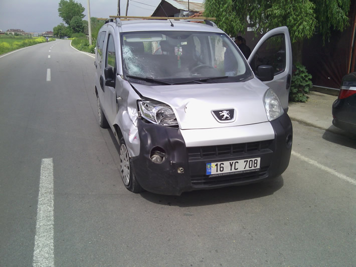 Ortaköy yolunda korkunç kaza