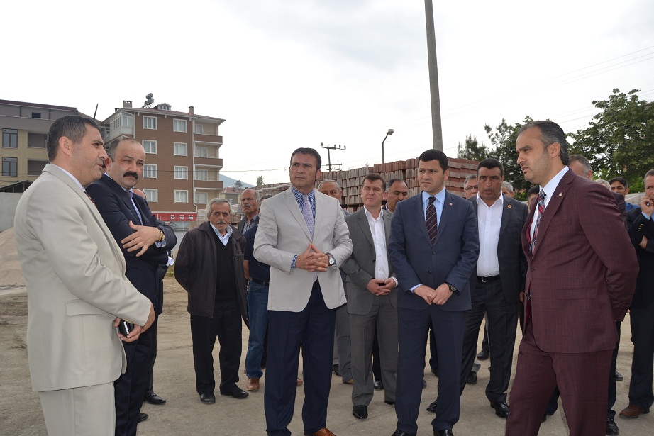 Aktaş, Batı Şantiyesi’ni inceledi