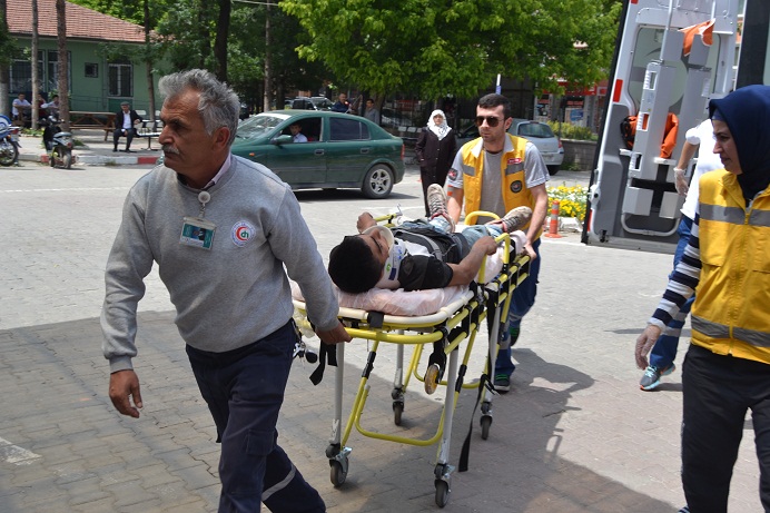 İlginç kazada mağdurken suçlu oldu