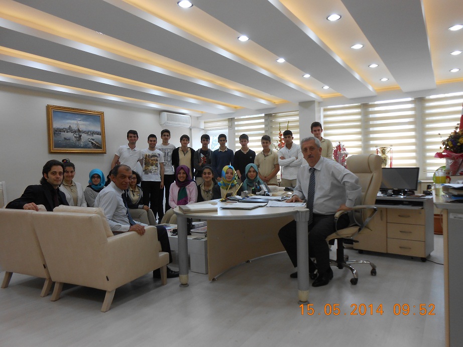 Genç yeteneklerden Baştürk’e ziyaret