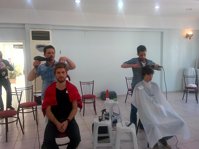 Berberler şova hazırlanıyor