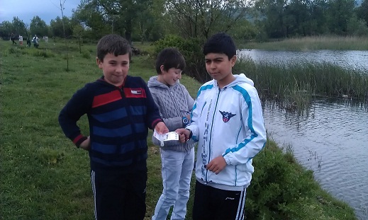 İstaşlı öğrenciler Babasultan Barajında