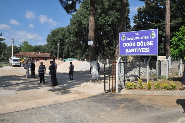 Doğu şantiyesinde hummalı çalışma