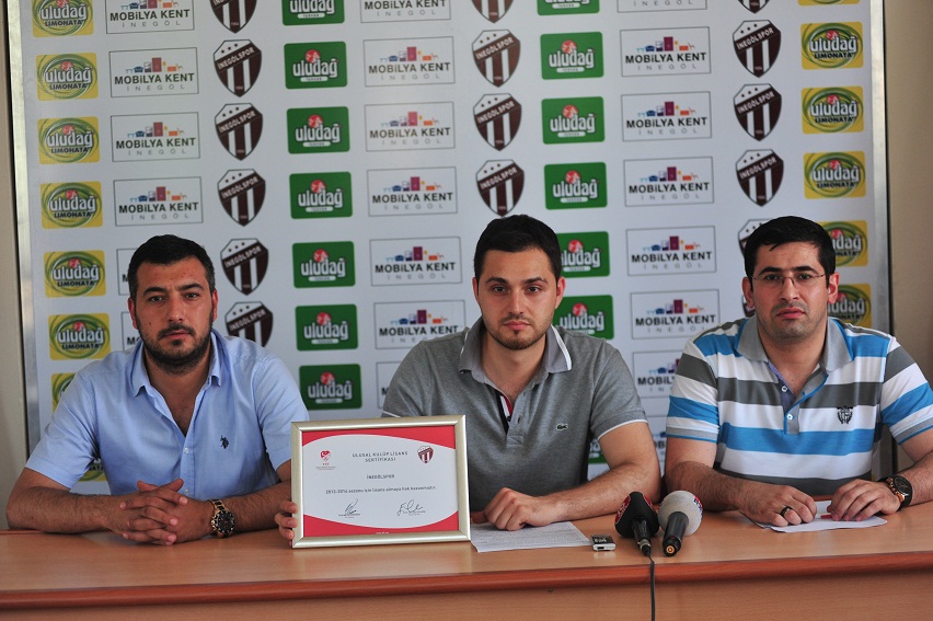 Ulusal kulüp lisansımızı aldık