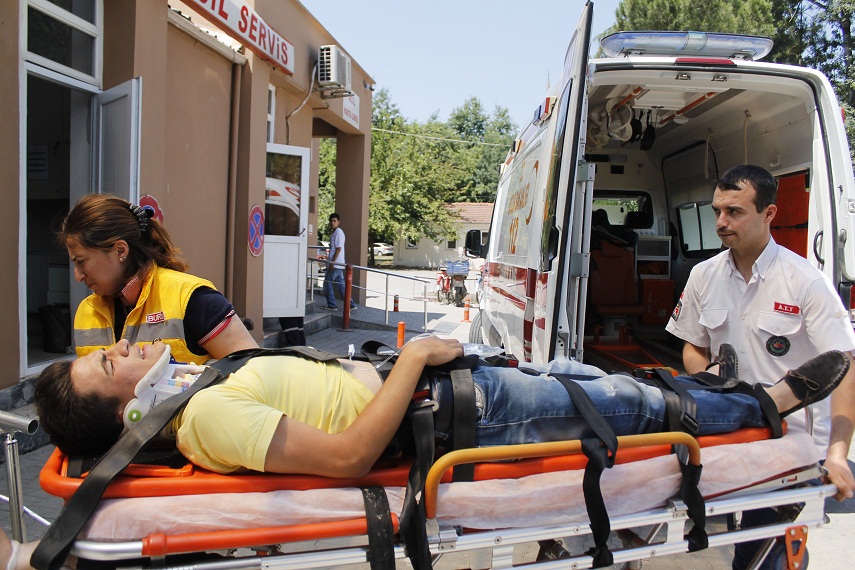 Kaza geliyorum demiş