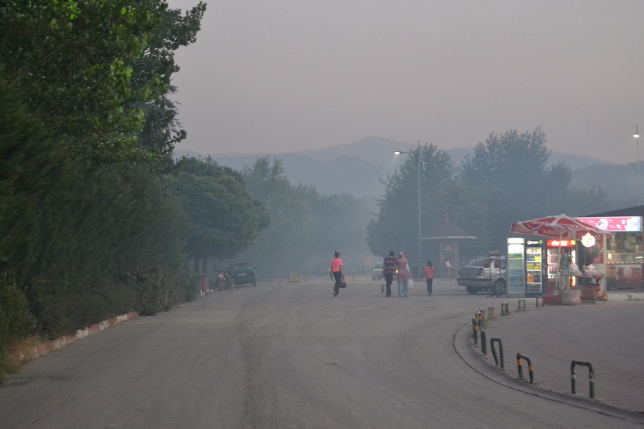 Kültür Park duman altı