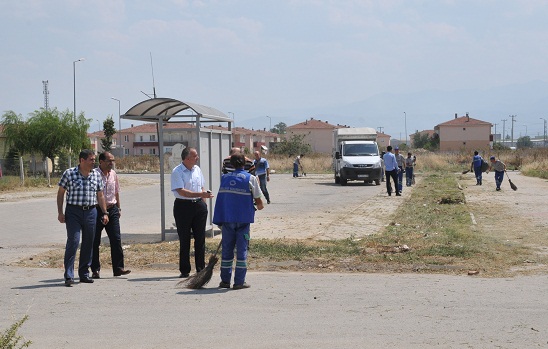 Afet evleri temizlik çalışmaları başladı