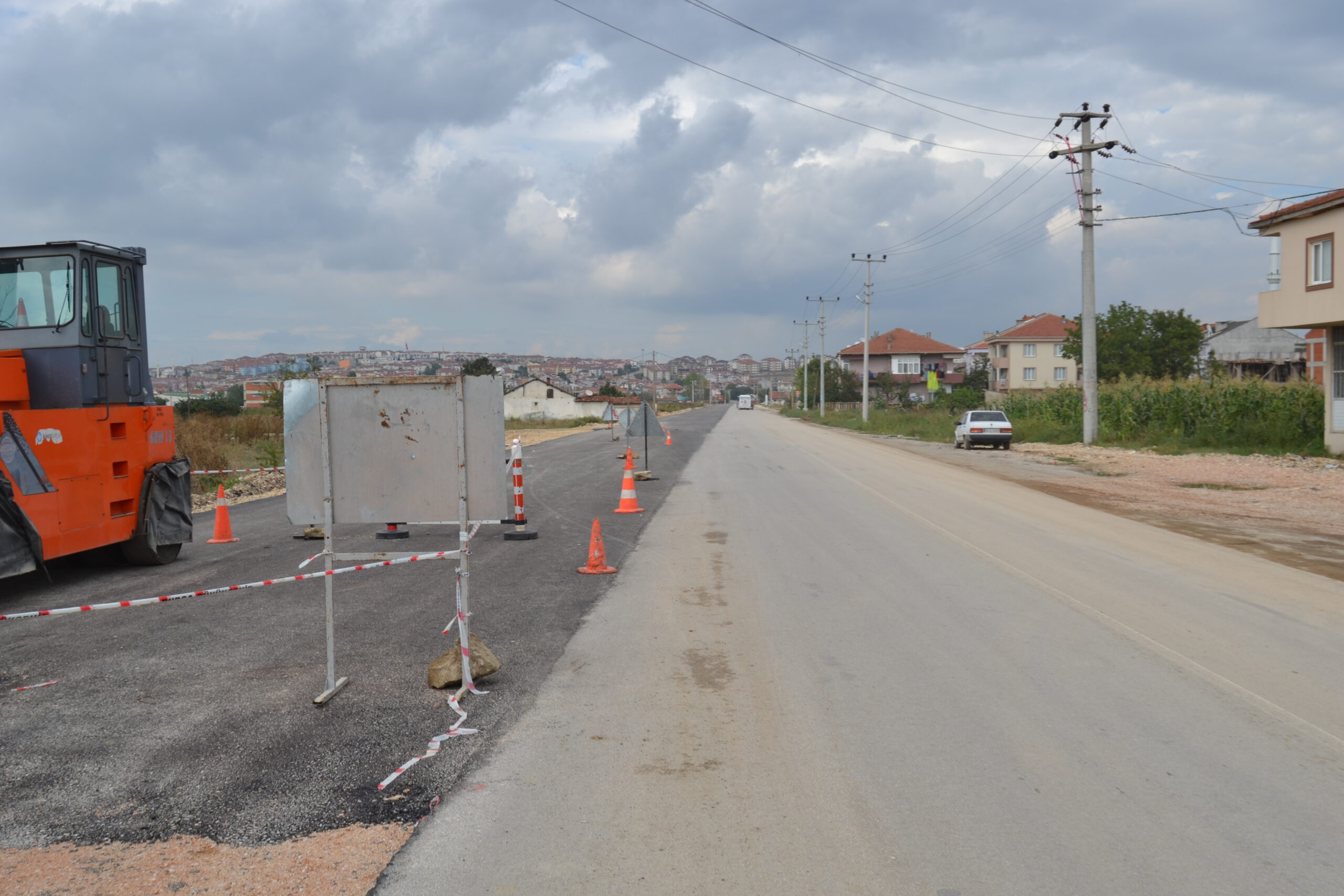 Kozluca yolu çalışmaları devam ediyor