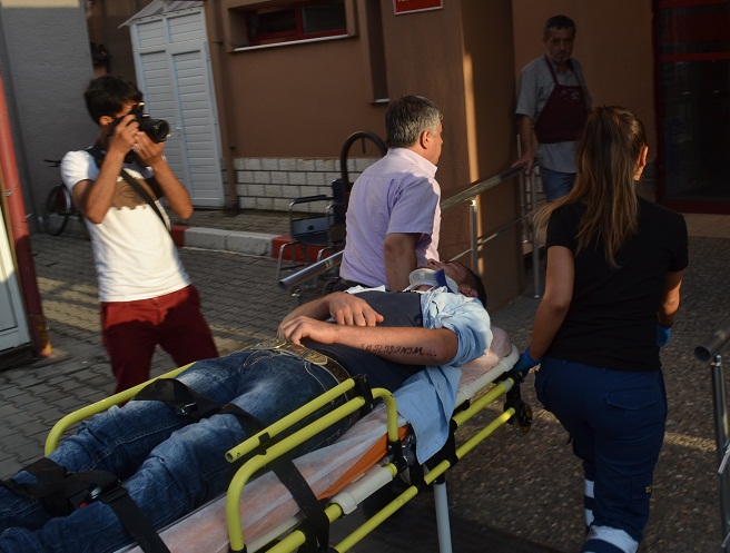 Küçük Sanayi’de kaza: 1 yaralı