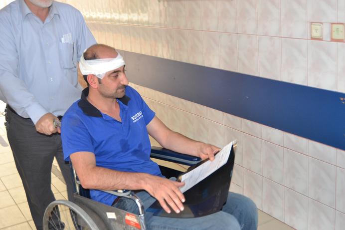 Önce araç kapısı sonra araç çarptı