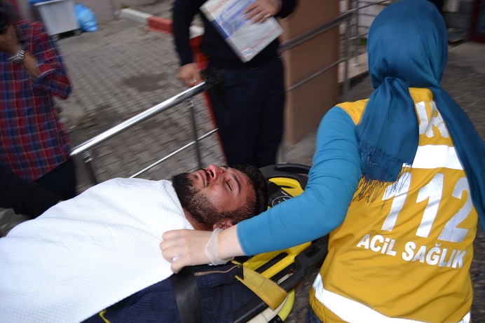 Vicdansız sürücü çarptı kaçtı