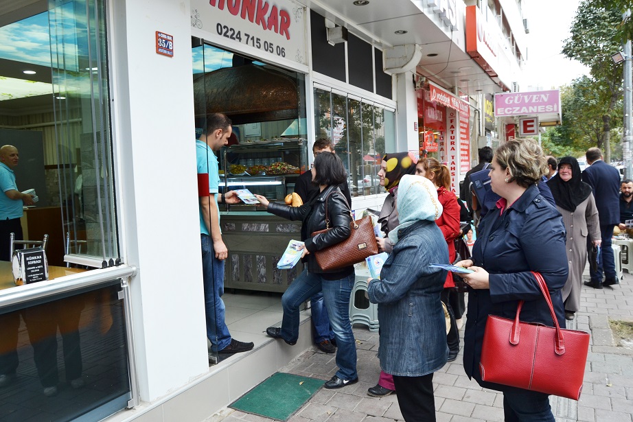 Kaldırım işgallerini bitirme konusunda kararlılar