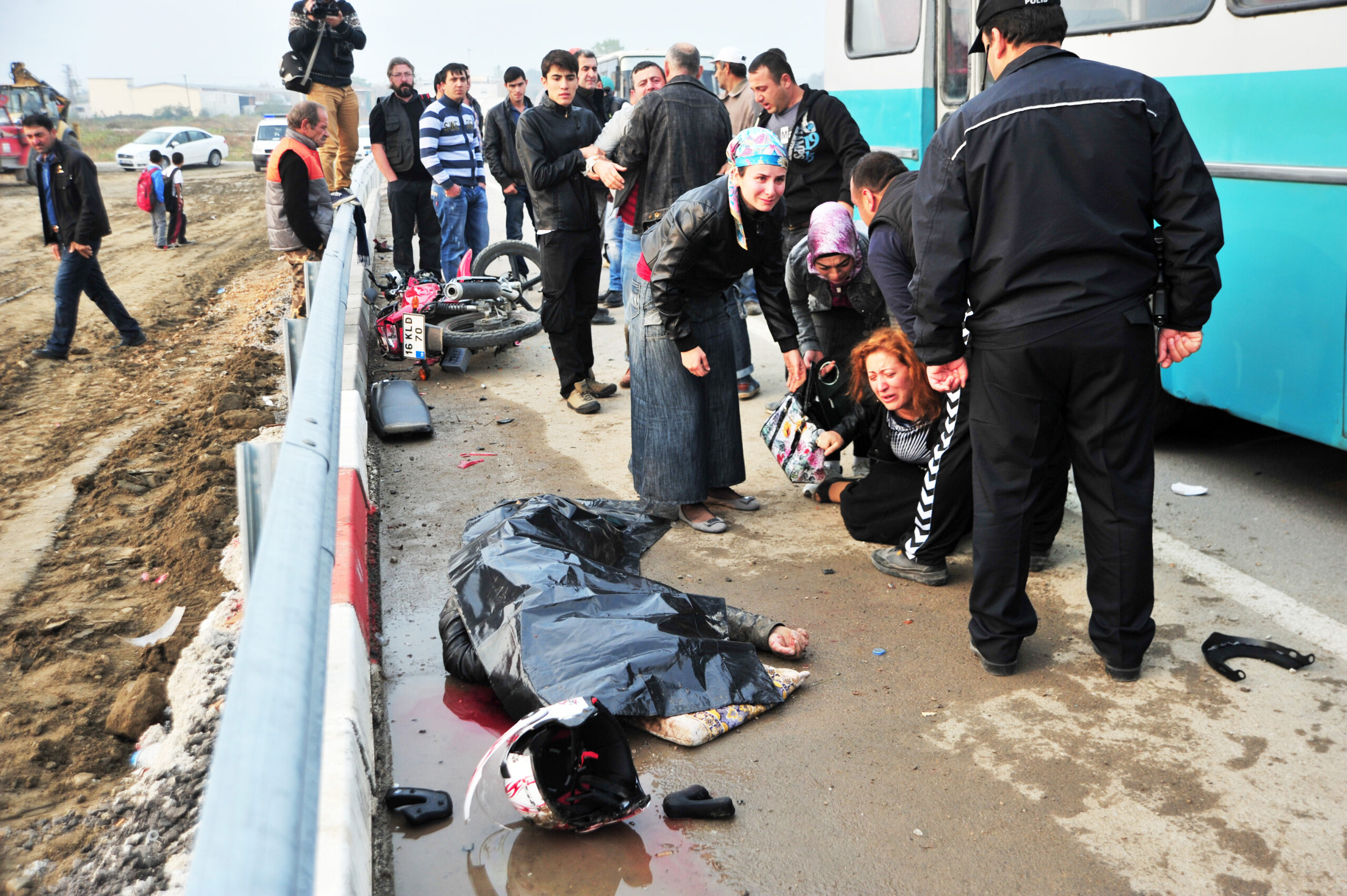 Motosiklet kazası can aldı