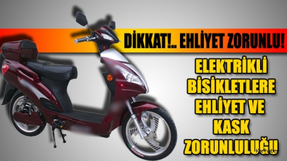 Elektrikli bisikletler korku saçıyor