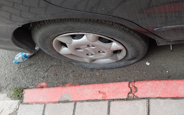 Lastik fareleri MOBESE’ye yakalandı