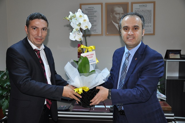 Aktaş’tan UEDAŞ Müdürüne ziyaret