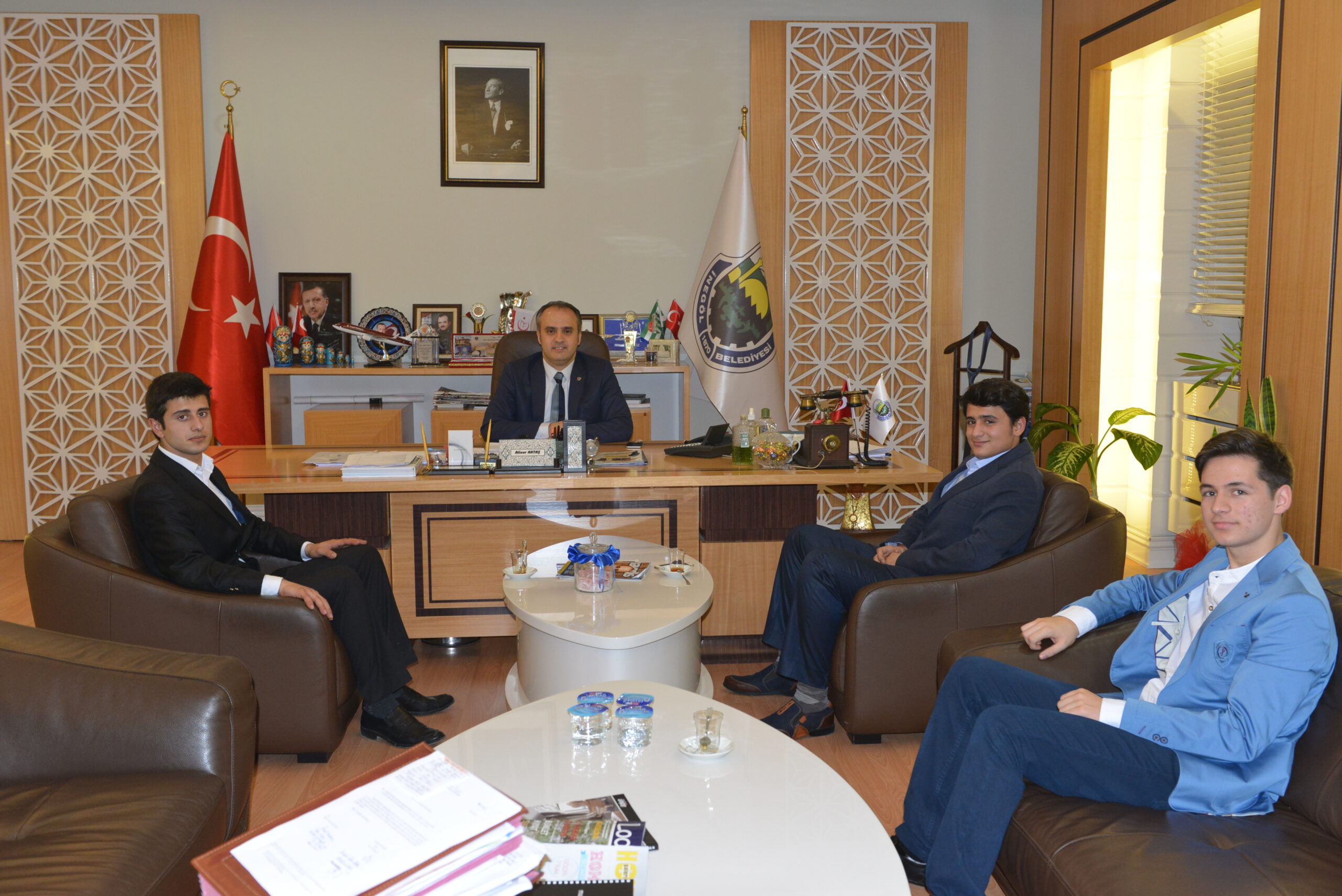 Okul başkanları Aktaş’a bilgi verdi