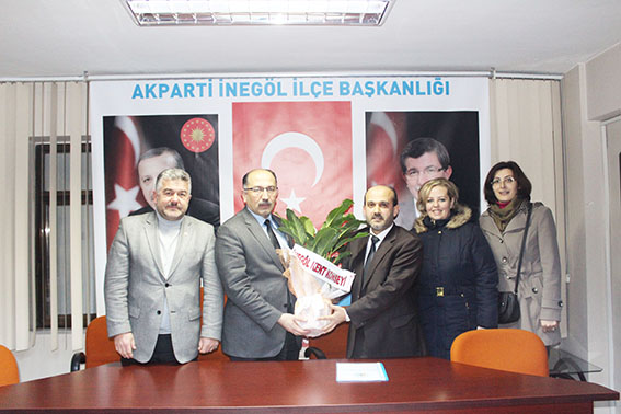 Kent Konseyi’nde partilere ziyaret