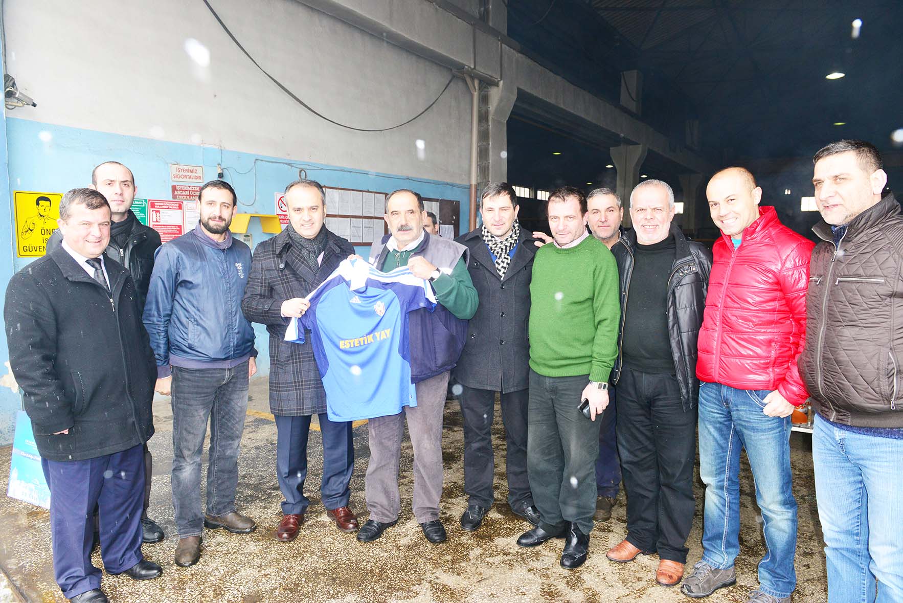 Beldiyespor’dan sponsoruna teşekkür ziyareti